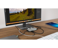 i-tec USB-C Metal Nano Travel Dock HDMI VGA LAN czytnik SD PD 100W - 590186 - zdjęcie 6